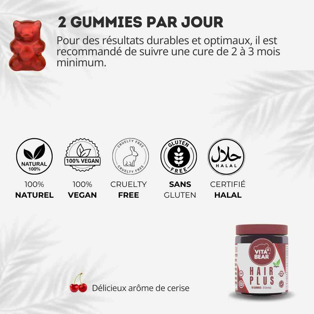 Hair plus - Pousse et Chute de cheveux EXPRESS Vita Bear