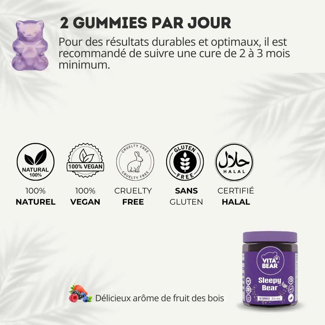 Sleepy Bear - Sommeil profond & réparateur Vita Bear