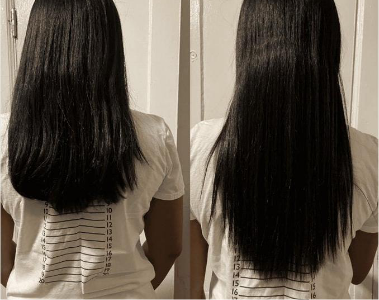 Avant / Après de Inaya B.